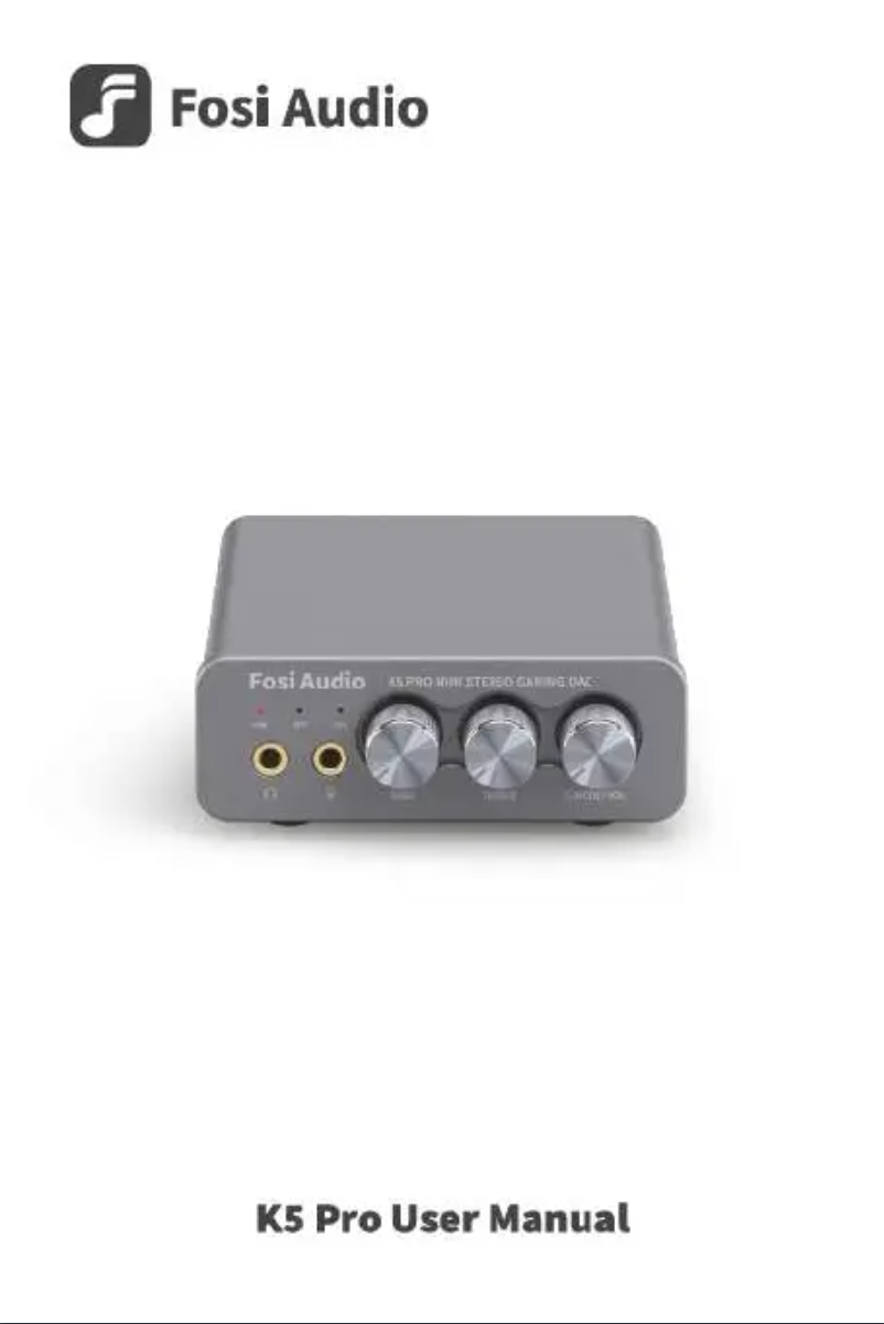 Imagen de la primera página del manual del dispositivo K5 Pro