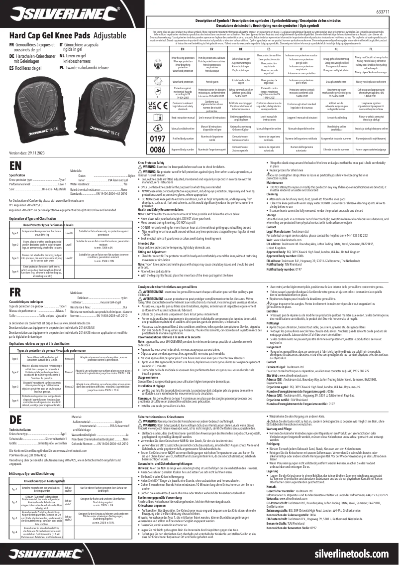 Página nº 1 - Manual de usuario Silverline 633711