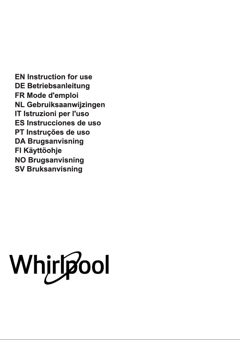 Página 1 del manual Manual de usuario Whirlpool WHSS 90F L T C K