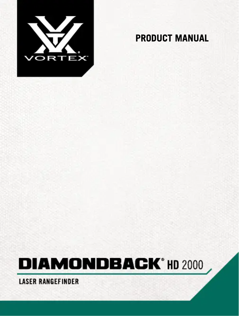 Página nº 1 - Manual de usuario Vortex Diamondback HD 2000
