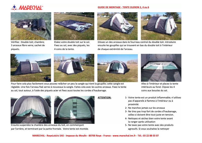 Página 1 del manual Manual de usuario Marechal Oleron 4