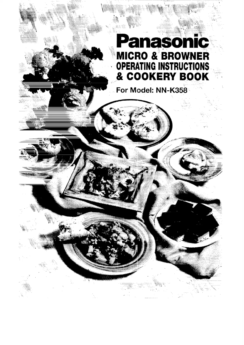 Página 1 del manual Manual de usuario Panasonic NN-K358