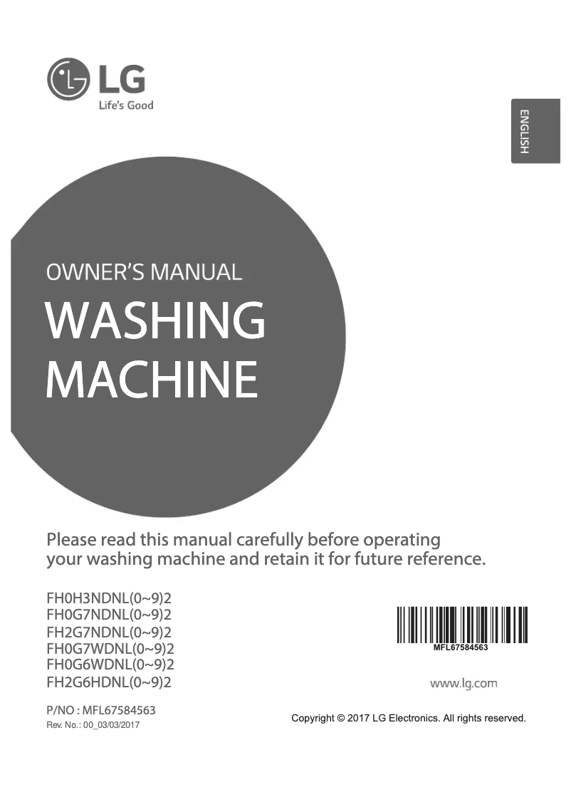 Imagen de la primera página del manual del dispositivo FH0G6WDNL22