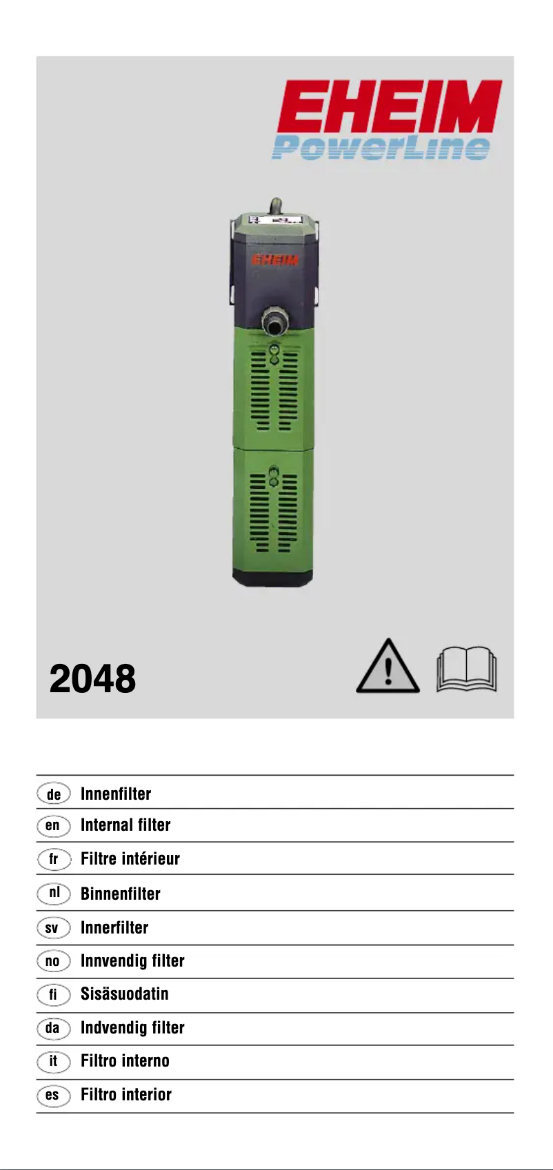 Página 1 del manual Manual de usuario Eheim PowerLine XL