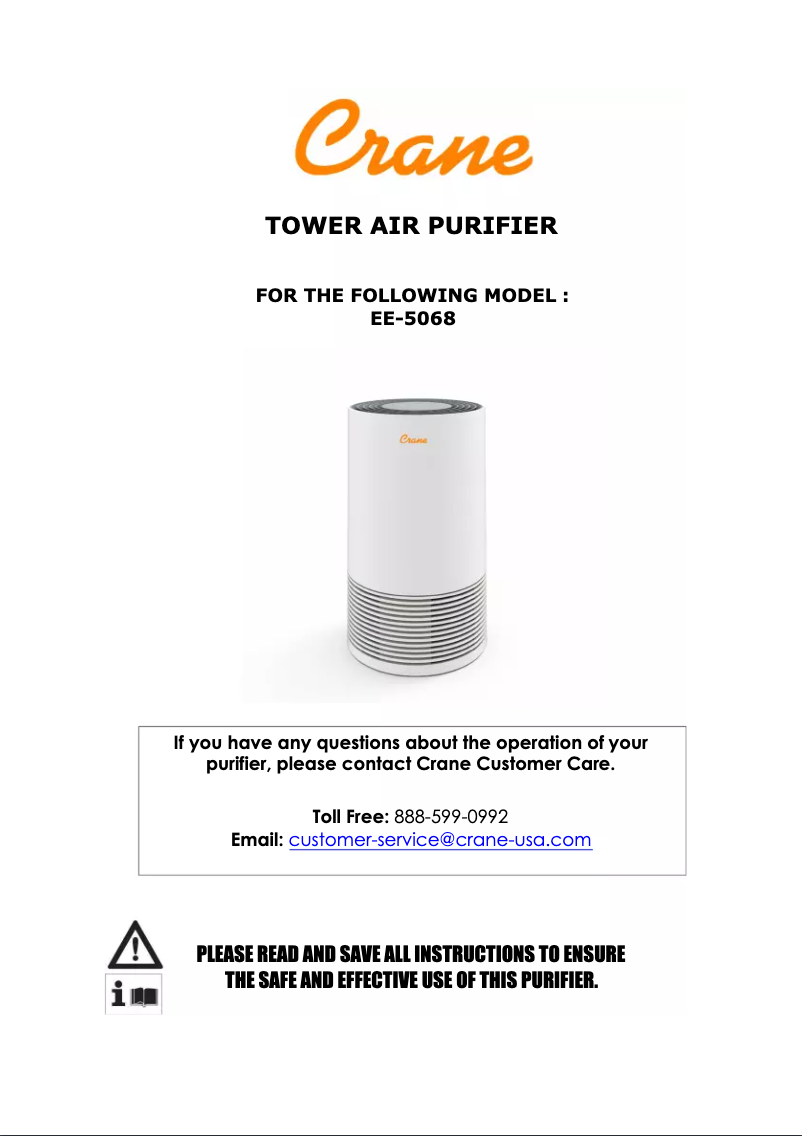 Imagen de la primera página del manual del dispositivo EE-5068