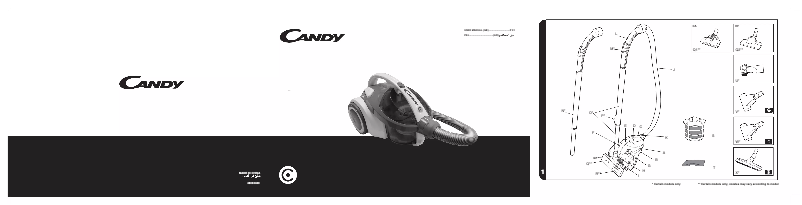 Página 1 del manual Manual de usuario Candy CAF2002 019