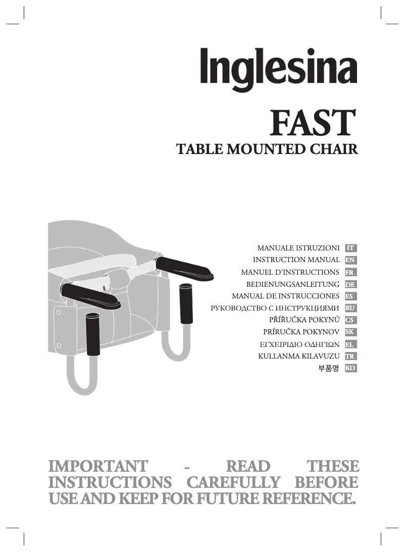 Imagen de la primera página del manual del dispositivo Fast