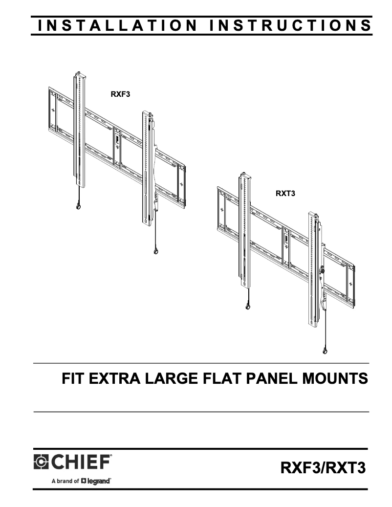 Imagen de la primera página del manual del dispositivo RXT3