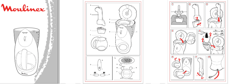 Página 1 del manual Manual de usuario Moulinex Crystalys A EC2