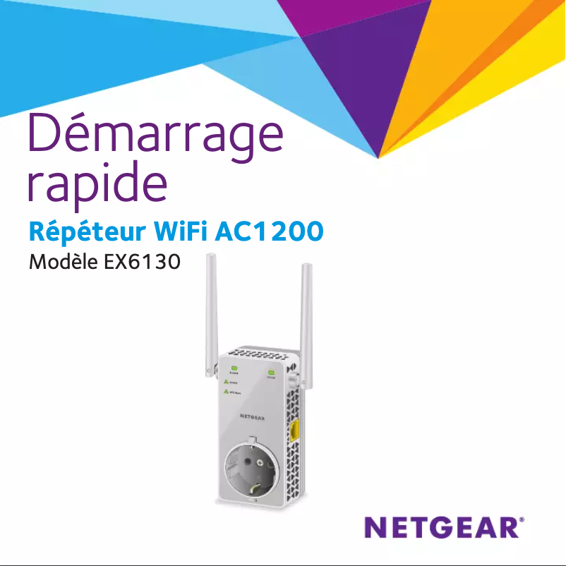 Página 1 del manual Guía de instalación Netgear EX6130