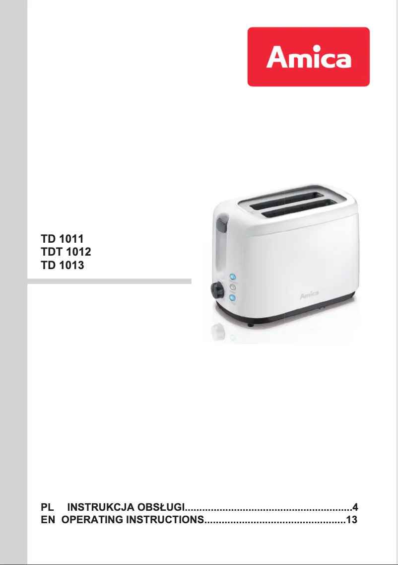 Página nº 1 - Manual de usuario Amica TDT 1012