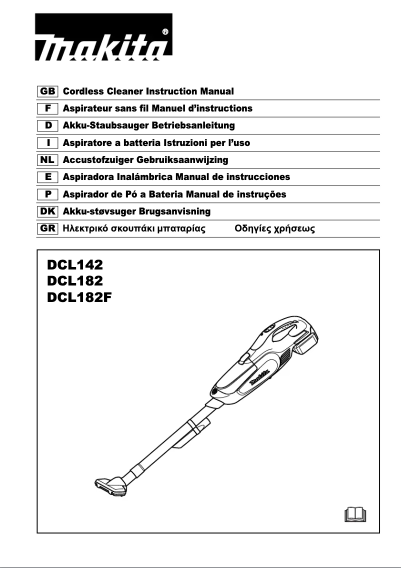 Página 1 del manual Manual de usuario Makita DCL182Z