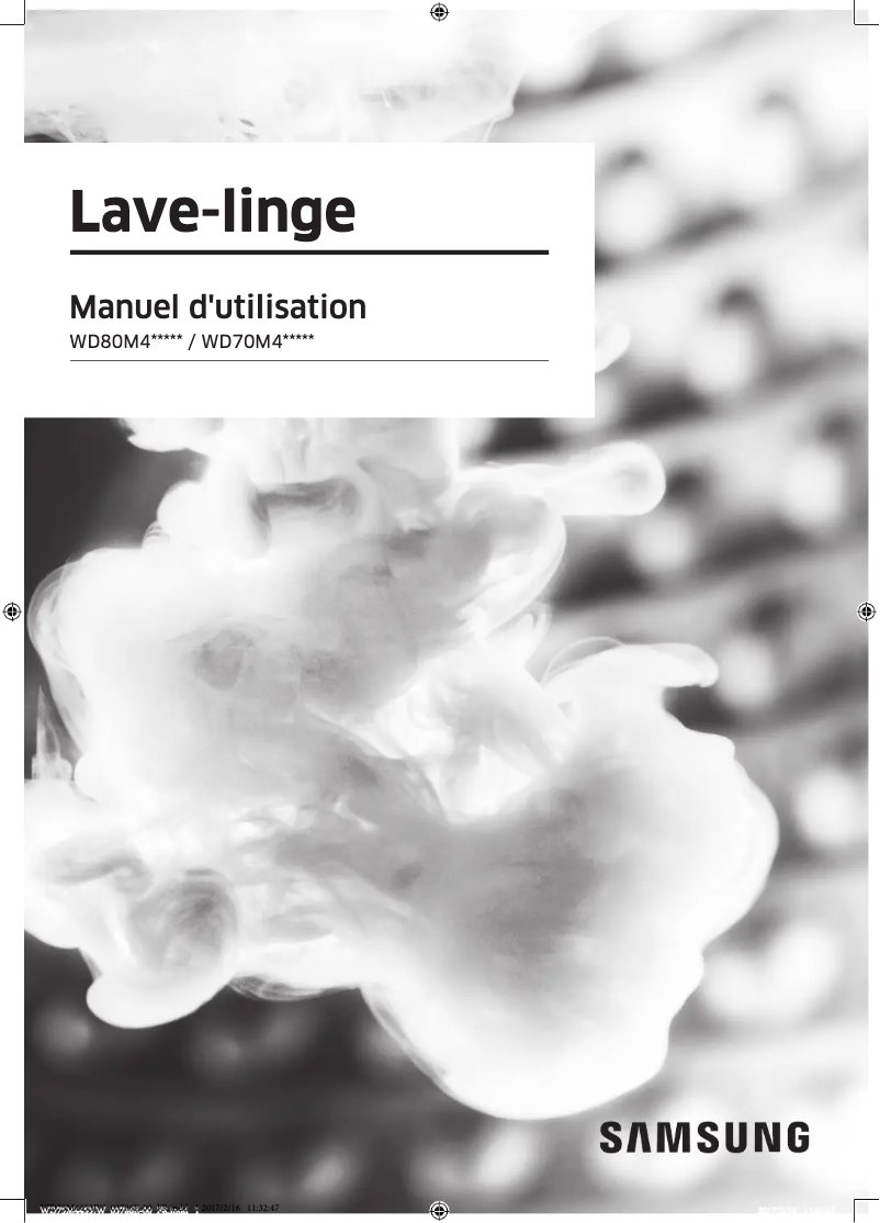 Página 1 del manual Manual de usuario Samsung WD80M4453JW