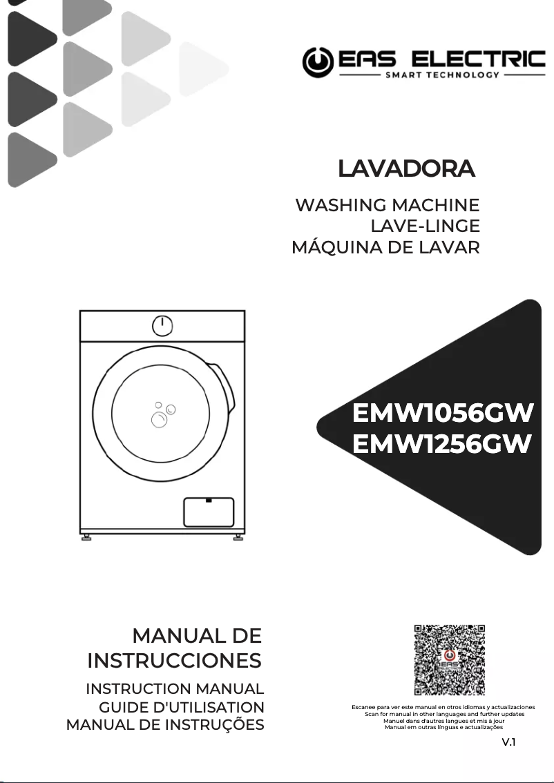 Imagen de la primera página del manual del dispositivo EMW1256GW