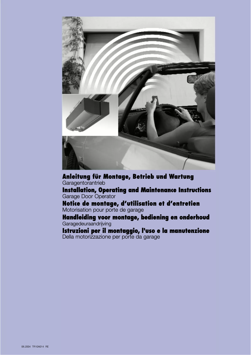 Página nº 1 - Manual de usuario Hormann ProMatic