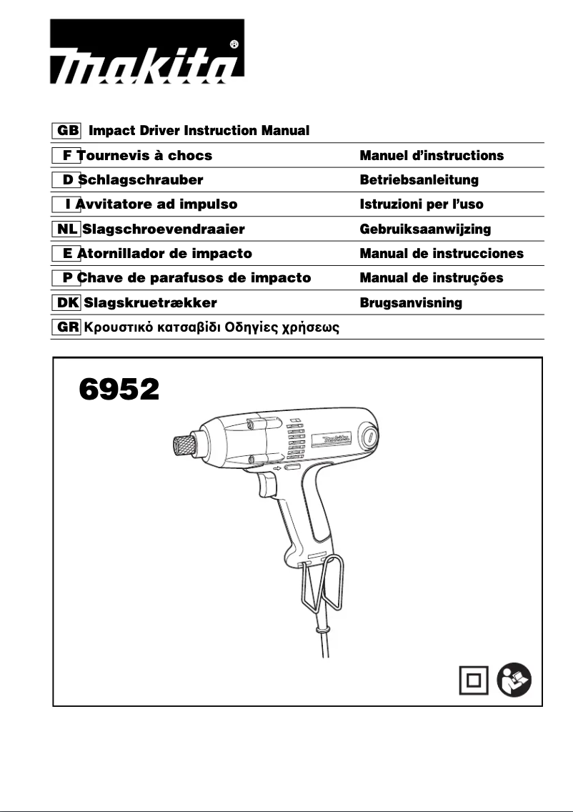 Página 1 del manual Manual de usuario Makita 6952