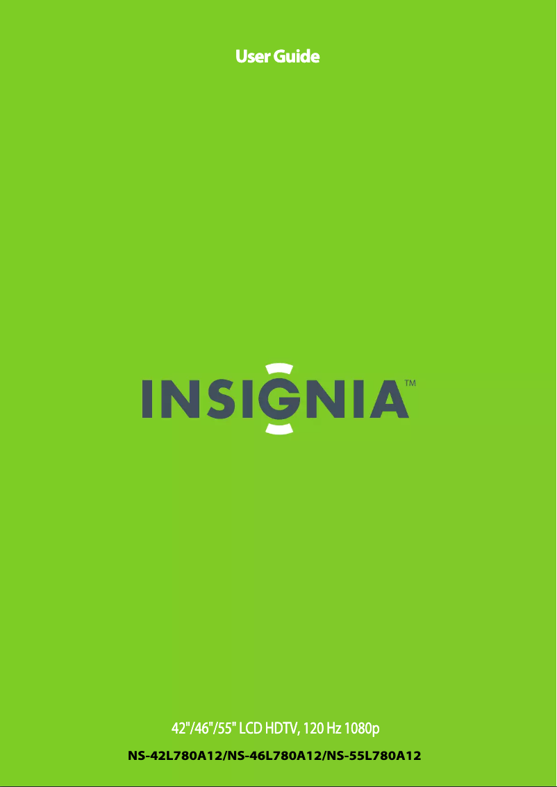 Página 1 del manual Manual de usuario Insignia NS55L780A12