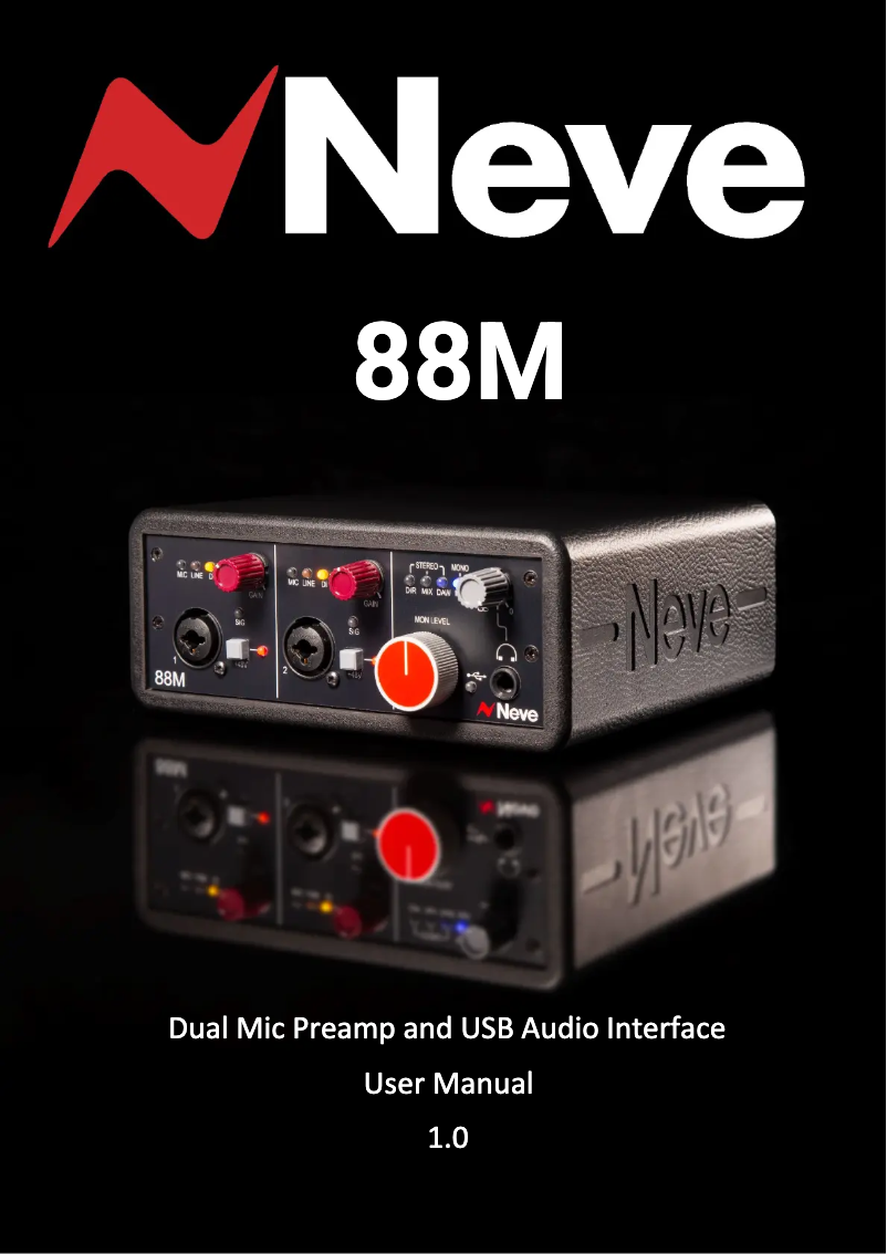 Imagen de la primera página del manual del dispositivo 88M