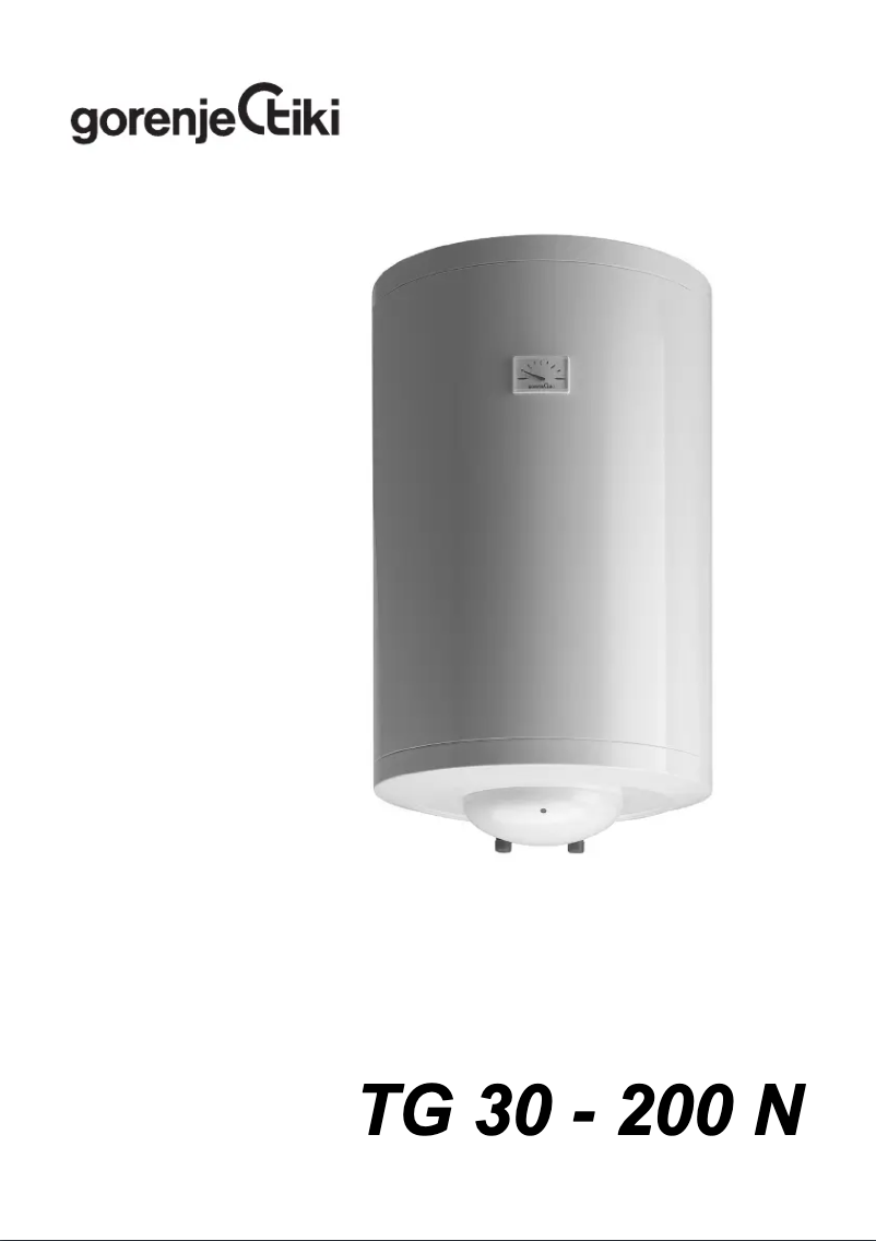 Página nº 1 - Manual de usuario Gorenje TG120NC6