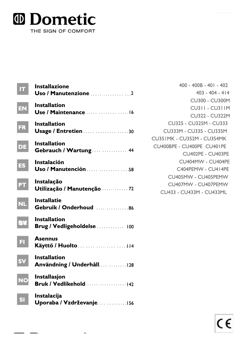 Imagen de la primera página del manual del dispositivo 403
