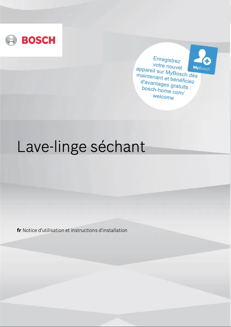 Página 1 del manual Manual de usuario Bosch WKD28543FR
