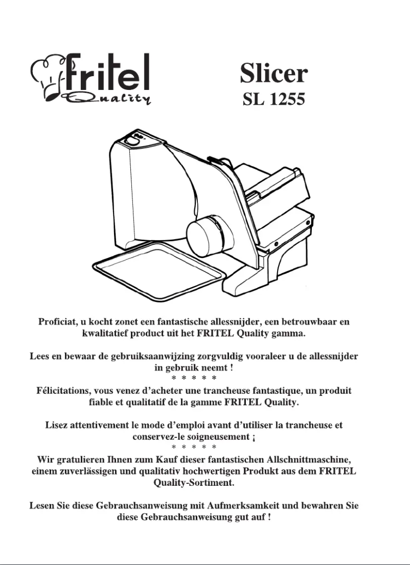 Imagen de la primera página del manual del dispositivo SL 1255
