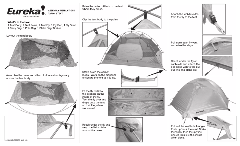 Página nº 1 - Manual de usuario Eureka Taron 2