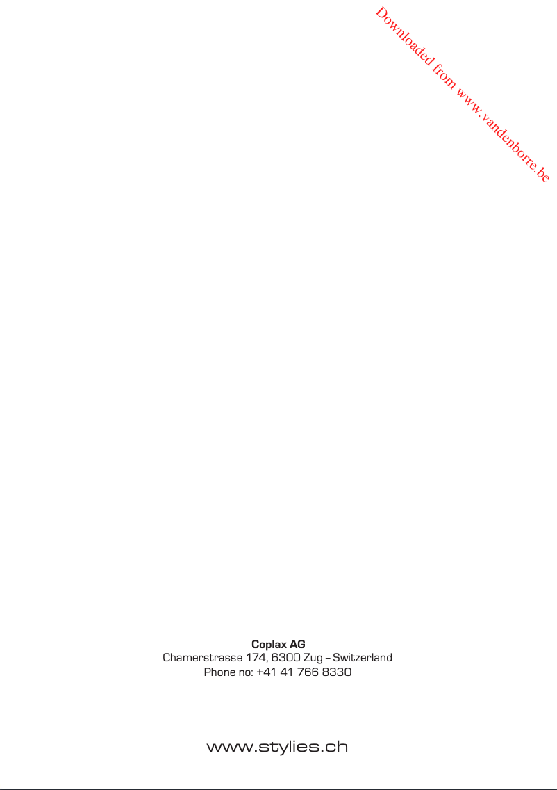 Imagen de la primera página del manual del dispositivo AQUARIUS