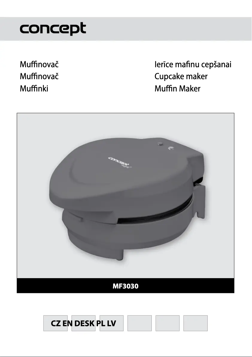 Página 1 del manual Manual de usuario Concept MF-3030