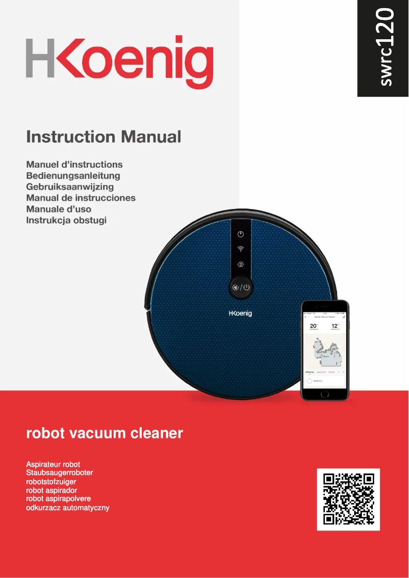 Imagen de la primera página del manual del dispositivo SWRC120