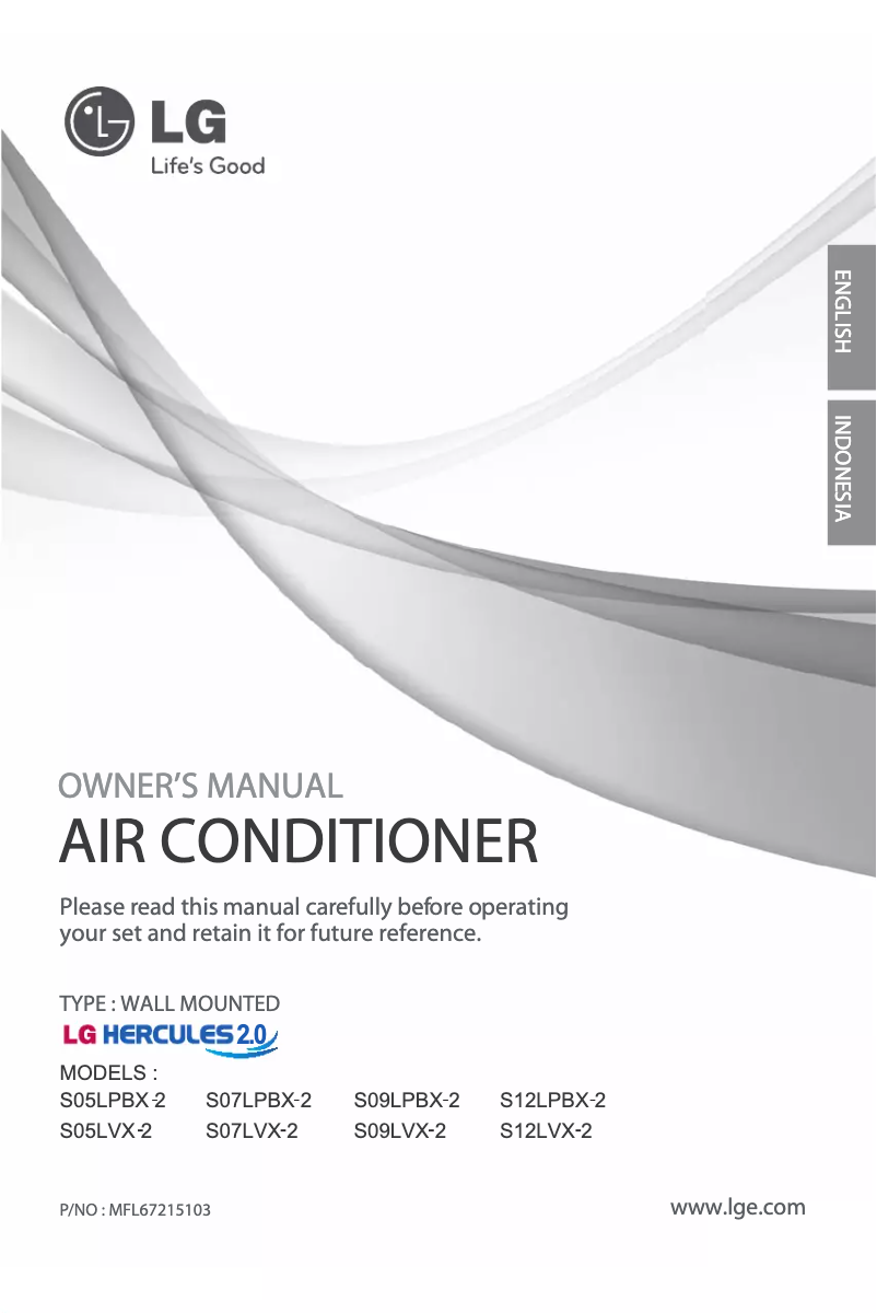 Página 1 del manual Manual de usuario LG SN05LPBX-3