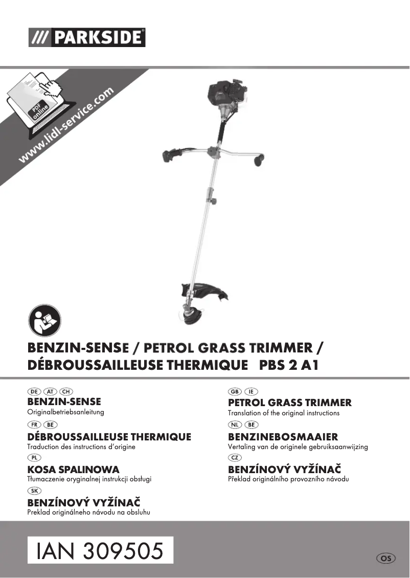 Página nº 1 - Manual de usuario Parkside PBS 2 A1