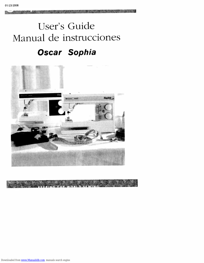 Página 1 del manual Manual de usuario Husqvarna-Viking Oscar