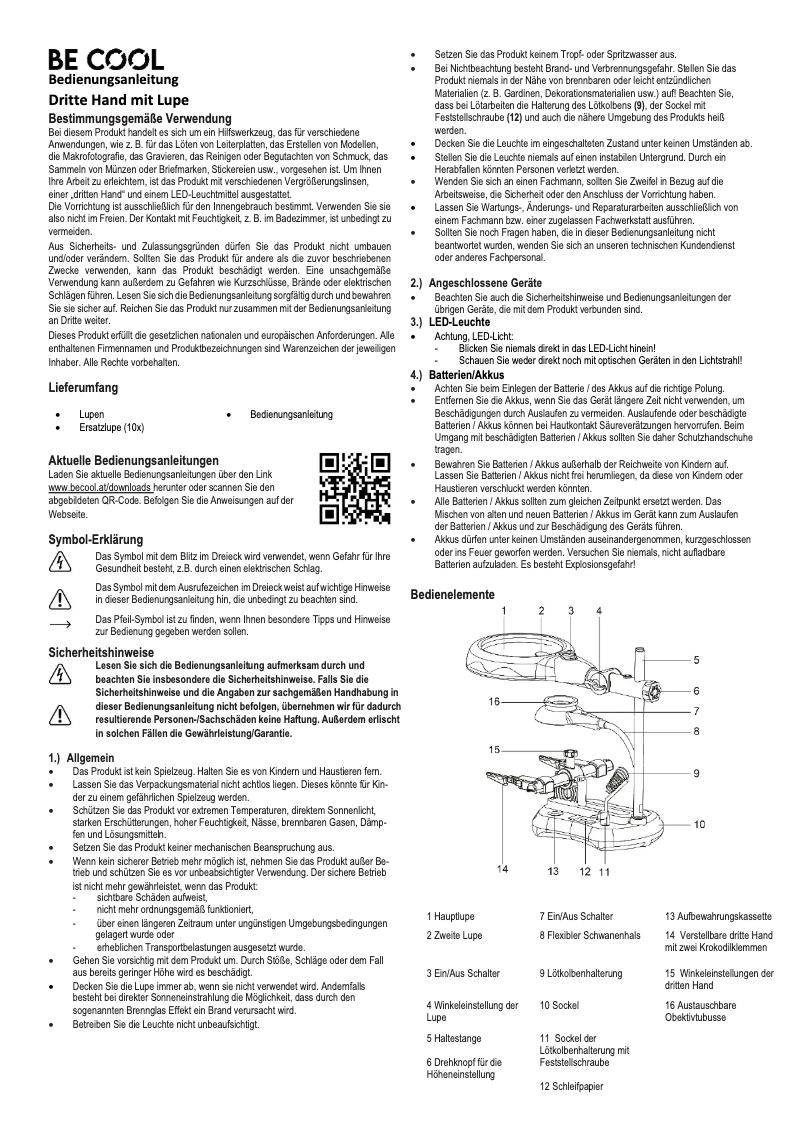 Imagen de la primera página del manual del dispositivo BC23LLDH