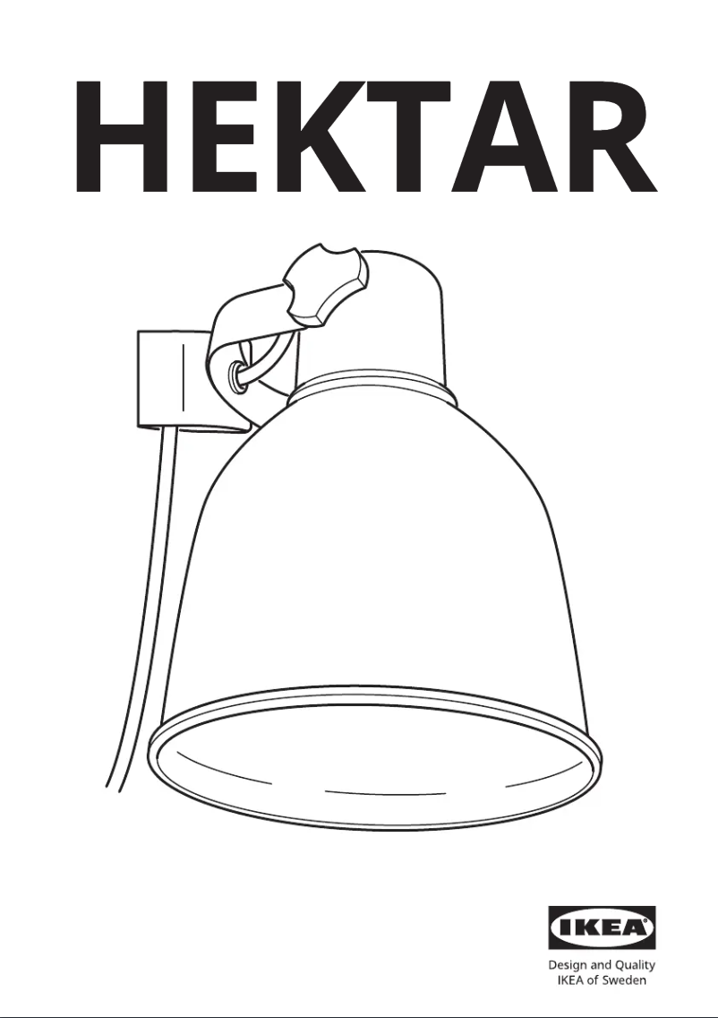 Página 1 del manual Manual de usuario Ikea HEKTAR 902.165.43
