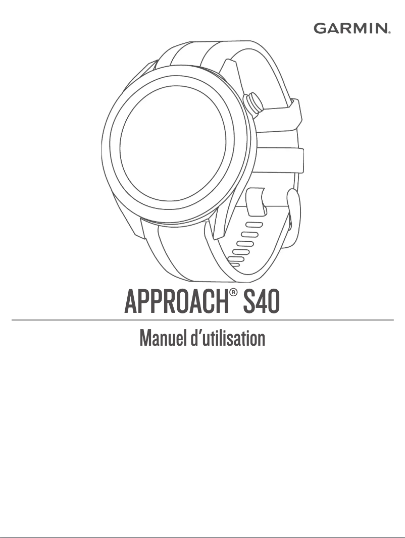 Imagen de la primera página del manual del dispositivo Approach S40