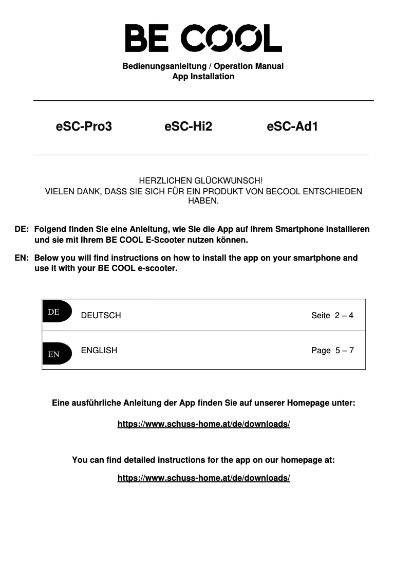 Imagen de la primera página del manual del dispositivo ESCPRO3BKSV