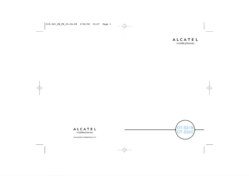 Imagen de la primera página del manual del dispositivo OT-S319