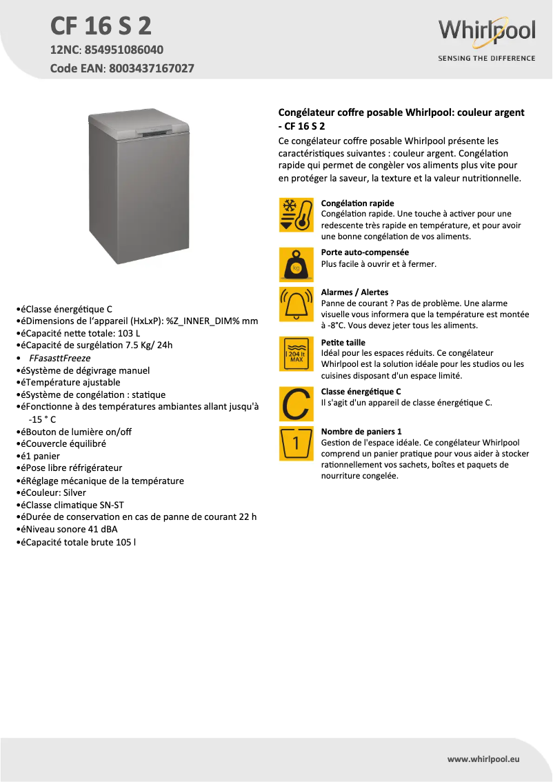 Imagen de la primera página del manual del dispositivo CF 16 S 2