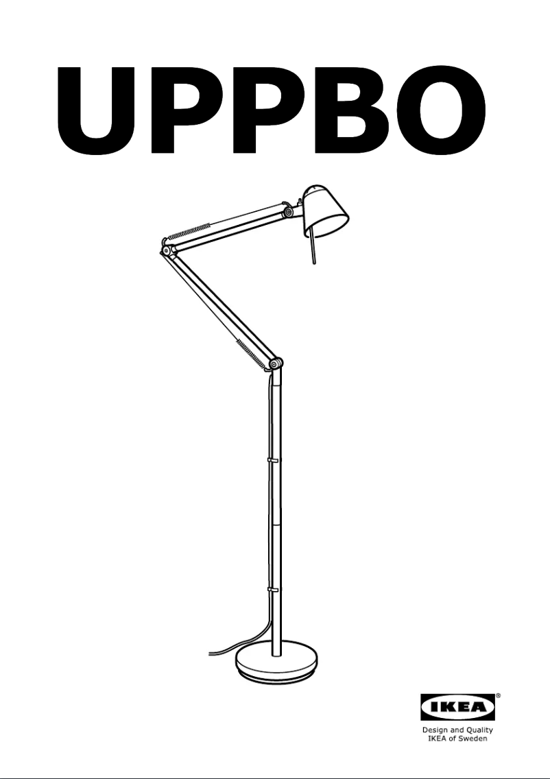 Página 1 del manual Manual de usuario Ikea UPPBO