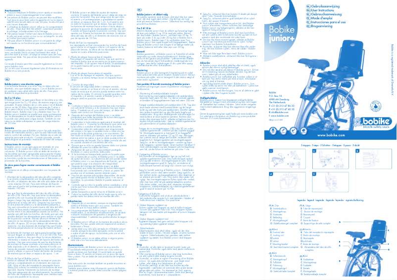 Página 1 del manual Manual de usuario Bobike Junior+