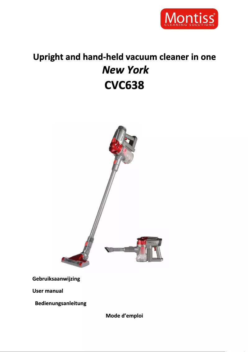 Página 1 del manual Manual de usuario Montiss New York CVC638