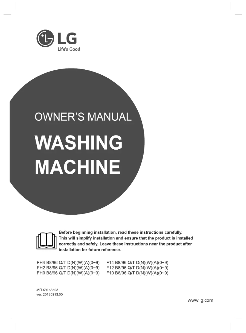 Página nº 1 - Manual de usuario LG F1496TDA