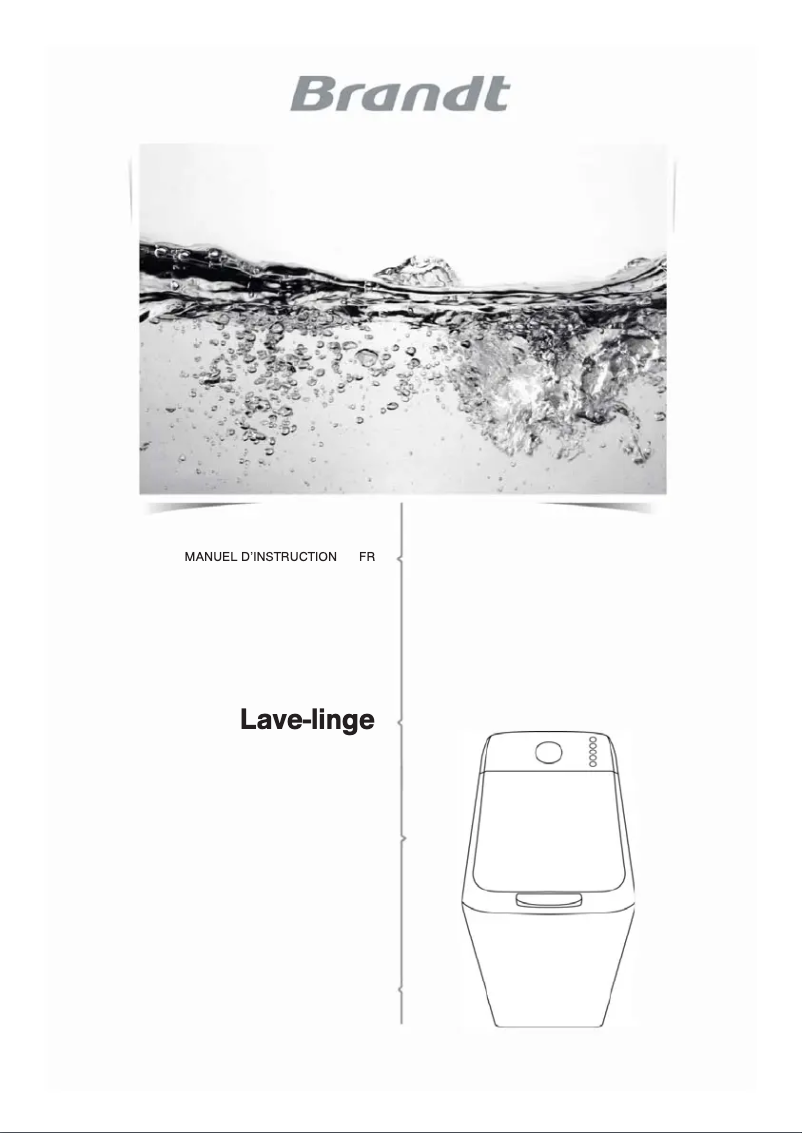 Página 1 del manual Manual de usuario Brandt BT8653MQ