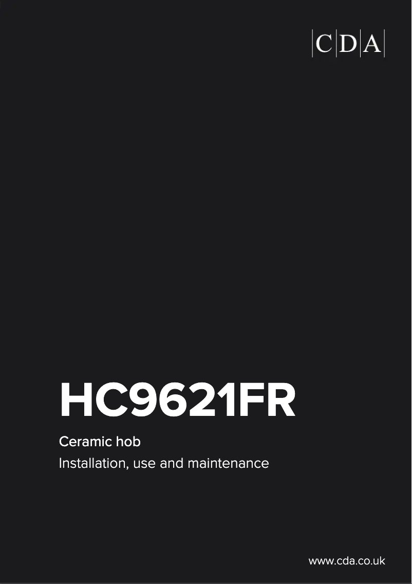 Imagen de la primera página del manual del dispositivo HC9621FR