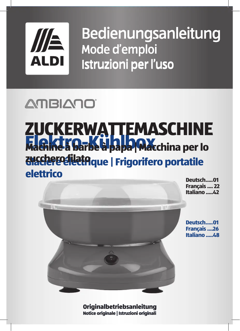 Página 1 del manual Manual de usuario Ambiano GT-SF-SB-01