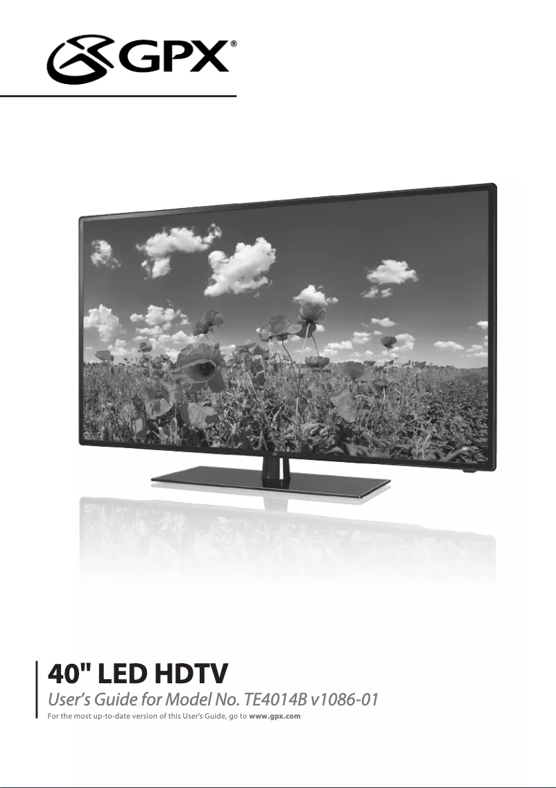 Página 1 del manual Manual de usuario GPX TE4014B