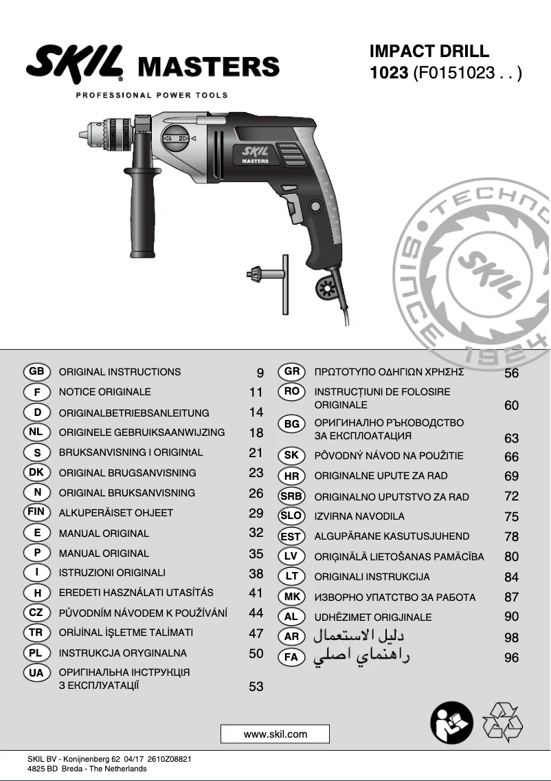 Página 1 del manual Manual de usuario Skil 1023 MA
