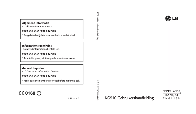 Imagen de la primera página del manual del dispositivo Renoir KC910I