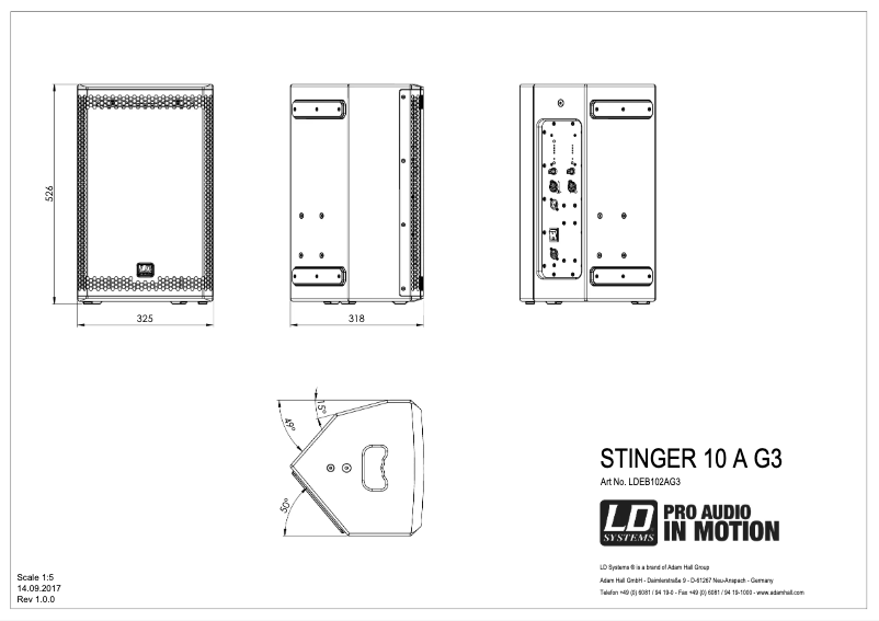 Página nº 1 - Ficha técnica LD Systems STINGER 10 A G3